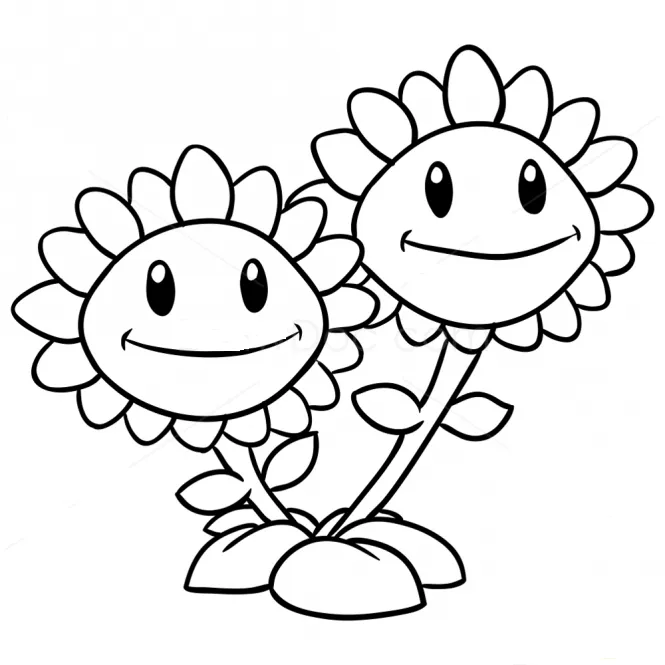 plants vs zombies coloring pages to download and print for free ...