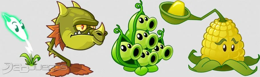 Dibujo de los personajes de plants vs zombies - Imagui