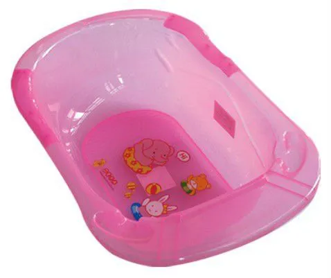 De plástico de seguridad del bebé bañera con asiento o de pie ...