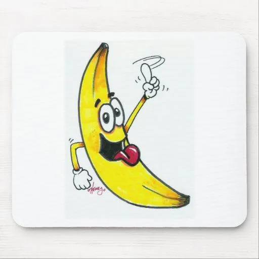 Plátano superior, dibujo animado de baile del plát tapetes de ...