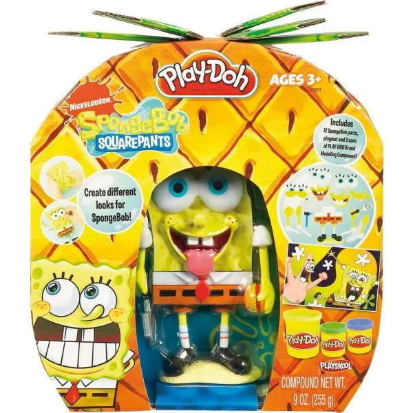 Playdoh Bob Esponja, recrea a tu personaje animado | Juguetes Playdoh Bob Esponja, recrea a tu personaje animado | Juguetes