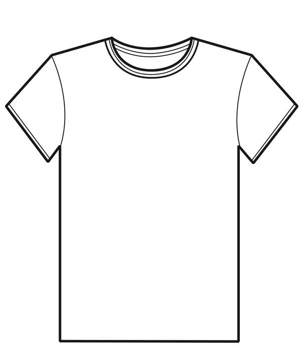 Camisetas para mujer para colorear - Imagui