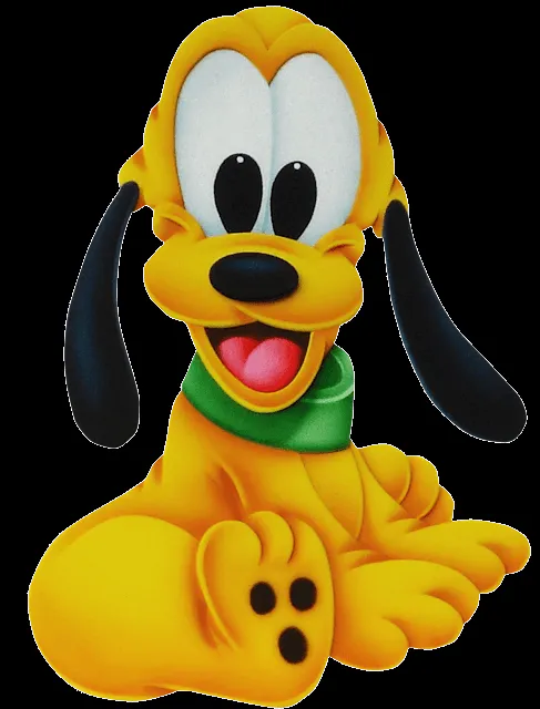 Mickey bebé y Pluto - Imagui