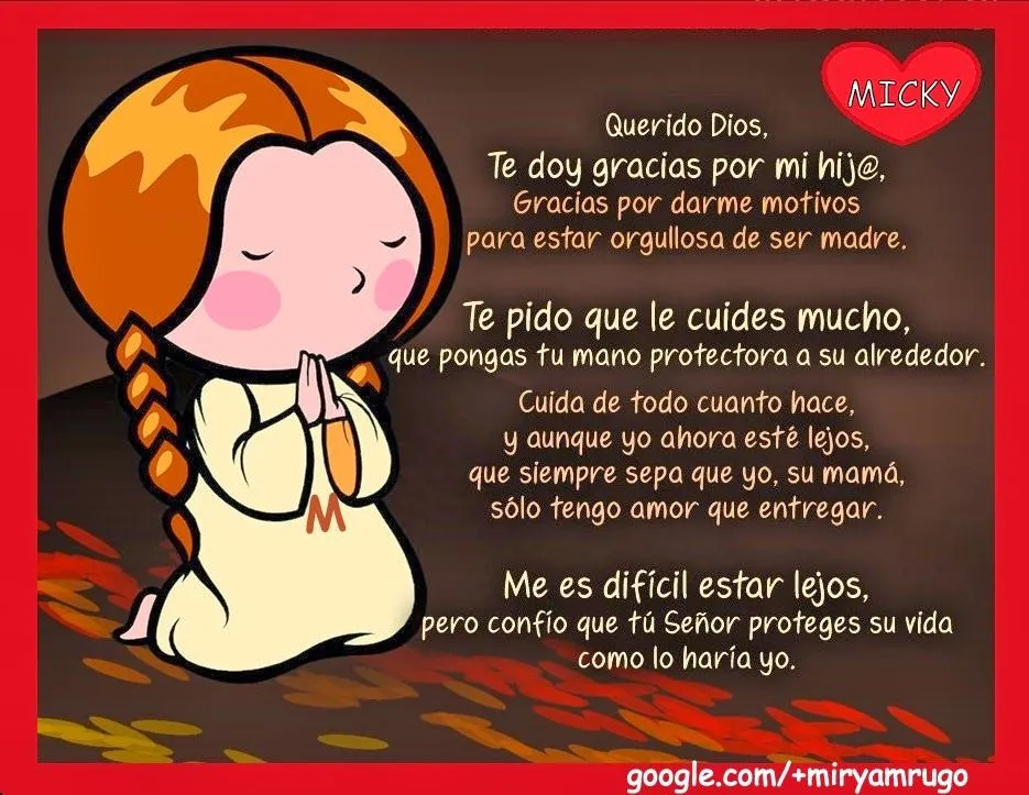 DE TODO UN POCO: ORACIÓN POR UN HIJO AUSENTE DE TODO UN POCO: ORACIÓN POR UN HIJO AUSENTE