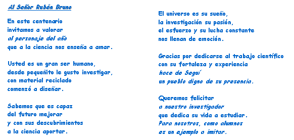 Poema de escuela - Imagui