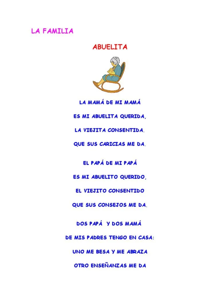 Poemas La Familia | PDF