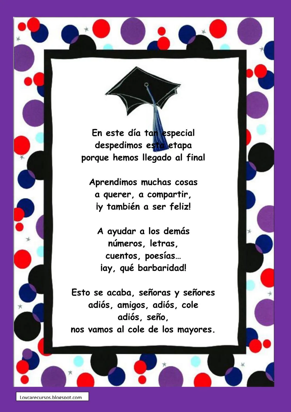 Poemas de graduación - Imagui