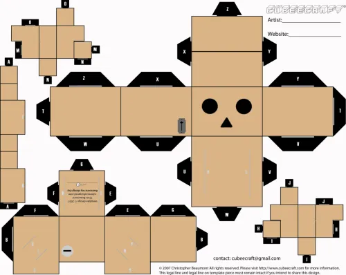 Como hacer muñecos de carton - Imagui