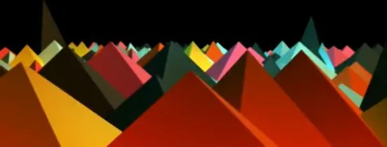  ... point es un video que combina animacion 2d y 3d figuras geometricas