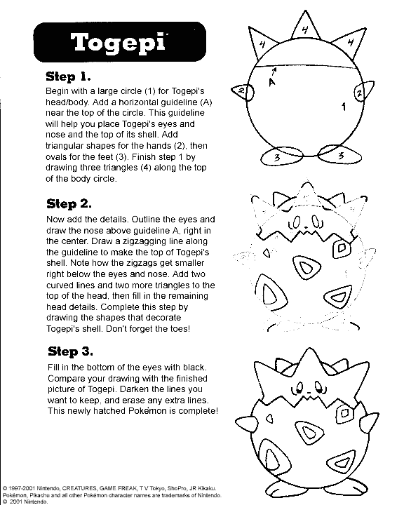 Aprender a dibujar al estilo pokemon - Imagui