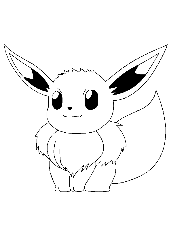Dibujo para colorear pokemon blanco y negro - Imagui