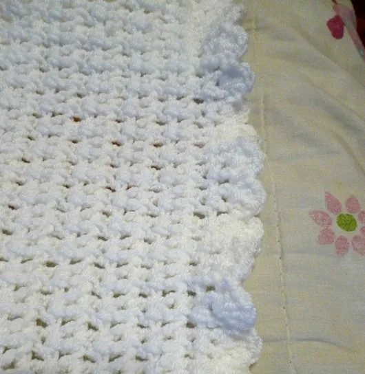 Gardelina: Manta de crochet para bebé