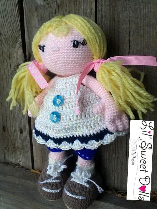 Polly, crochet doll | Labores de Najma