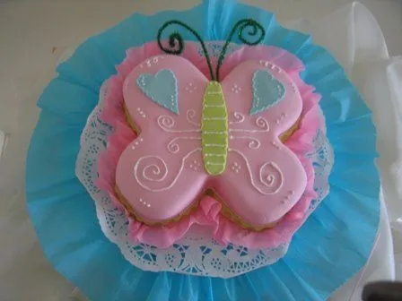 Ponquetas..:: Diseño y Decoración de Tortas: Torta Minicake Mariposa