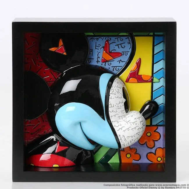 Pop Art Block Mickey Mouse Cuadro realizado por Romero BRITTO