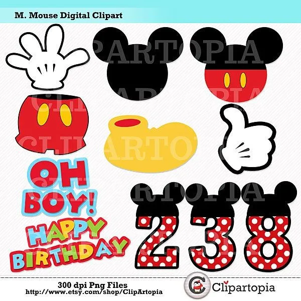 Popular items for mickey mouse numbers on Etsy Popular items for mickey mouse numbers on Etsy