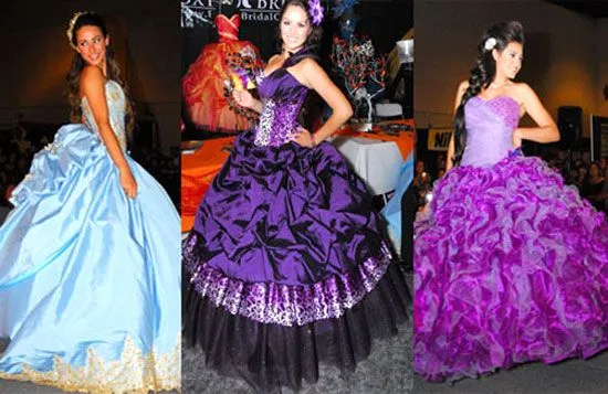 3 populares estilos de vestidos para Quinceañeras