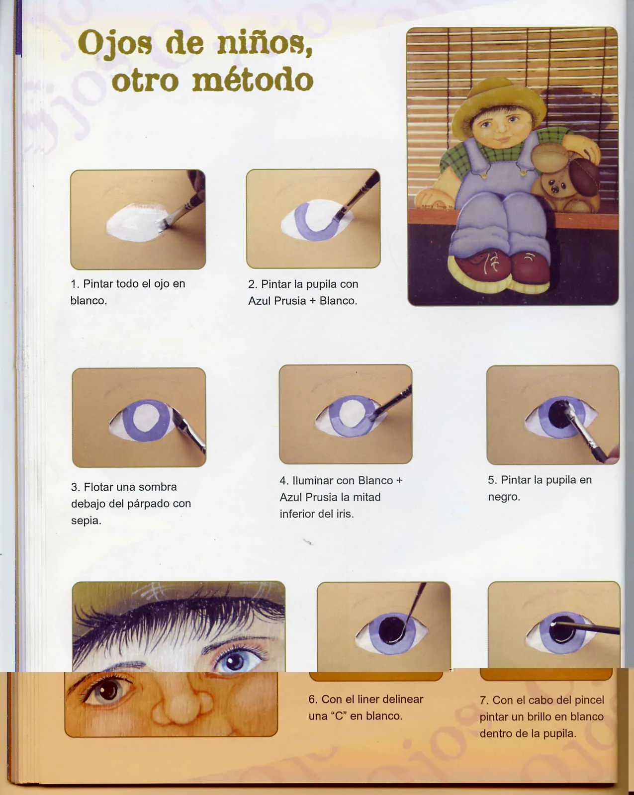PORCELANA FRIA Trynys design: pintado ojos de muñecas