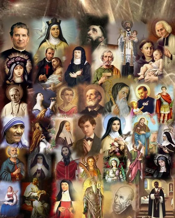 Imagenes de todos los santos catolicos con nombres - Imagui