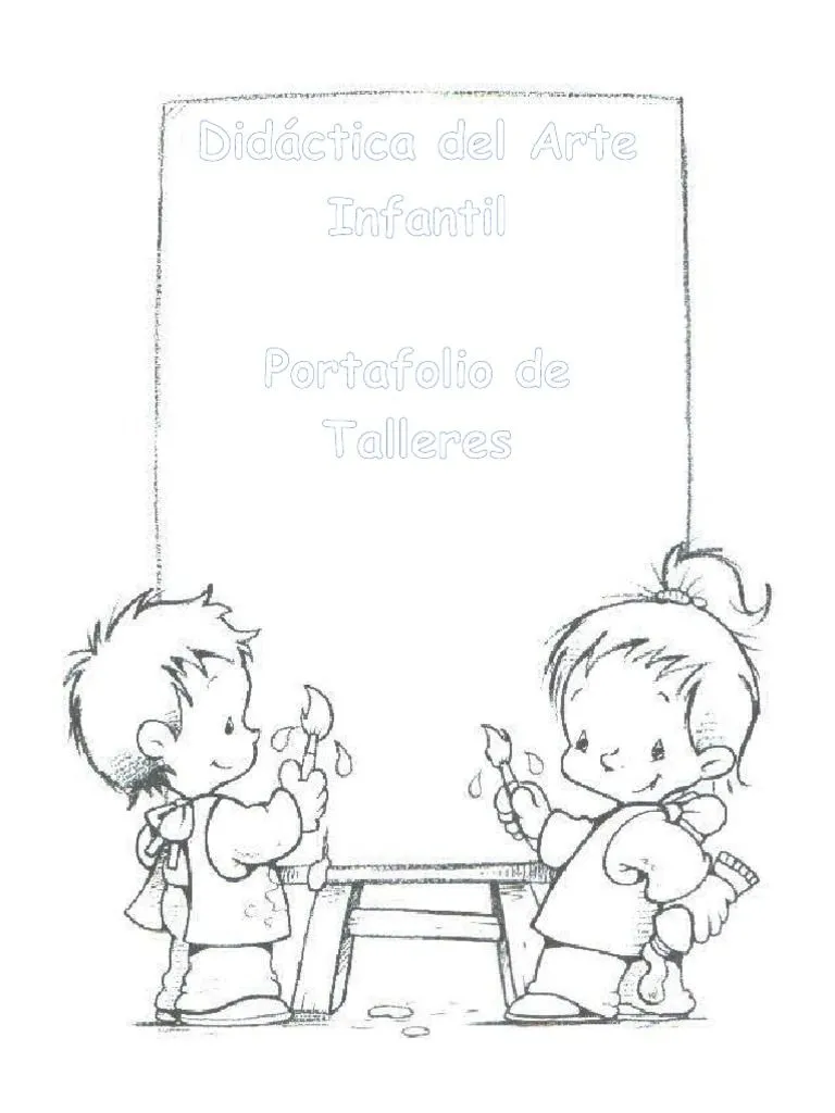 Portafolio Didactica Infantil | PDF | Dibujo | Educación de la primera  infancia