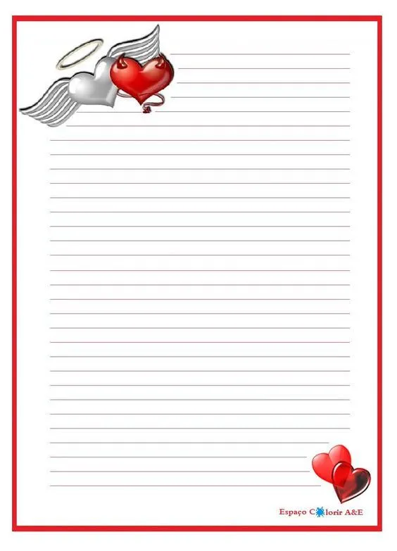 portal a & e, papel de carta, coracoes-12 | Papel de carta, Fichários decorados, Carta romântica portal a & e, papel de carta, coracoes-12 | Papel de carta, Fichários decorados, Carta romântica
