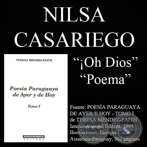 Portal Guaraní - ¡OH DIOS! y POEMA (Poesías de Nilsa Casariego)