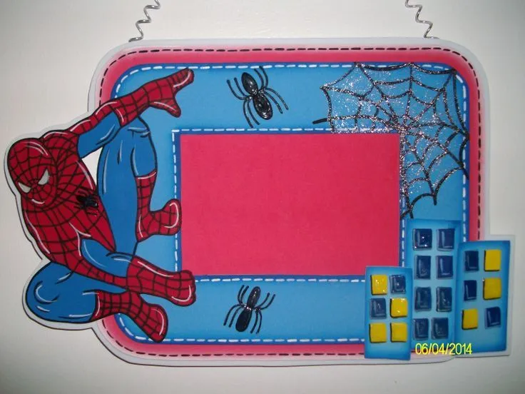 Portaretratos Colgante Spiderman | foami | Pinterest