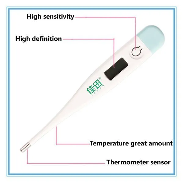 Portátil a prueba de agua termómetro digital ( DT-11D )-Termómetro ...
