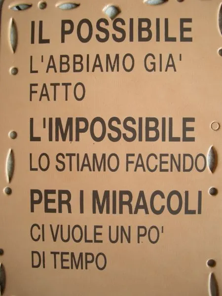 Lo Posible, Lo Imposible y Los Milagros | Tcalo - Aprender ...