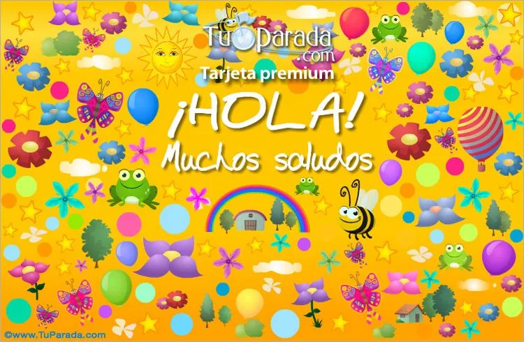 Postal divertida de saludos, Hola, saludos y buen día, tarjetas Postal divertida de saludos, Hola, saludos y buen día, tarjetas