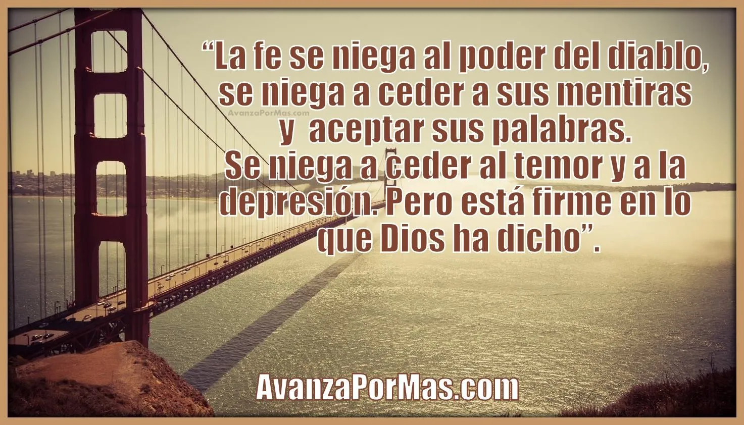 POSTAL) "La fe se niega al poder del diablo, se niega a ceder a ... POSTAL) "La fe se niega al poder del diablo, se niega a ceder a ...