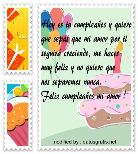 Postales Y Frases Bonitas Para El Cumpleaños De Mi Esposo ...