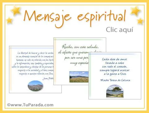 Postales con mensajes espirituales, tarjetas con mensaje espiritual