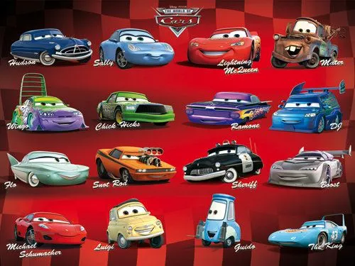 Poster Cars Characters por tan sólo € 3,08 en MerchandisingPlaza