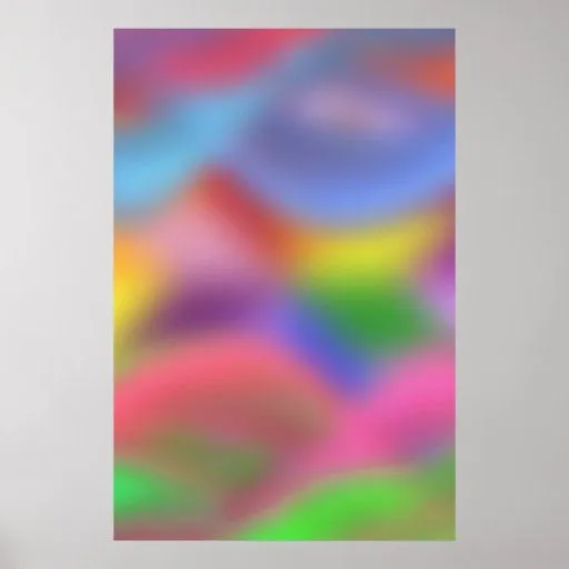 Poster psicodélico: Colores suaves | Zazzle Poster psicodélico: Colores suaves | Zazzle
