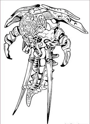 POWER RANGERS: MONSTRUO PARA COLOREAR DE LOS POWER RANGERS!