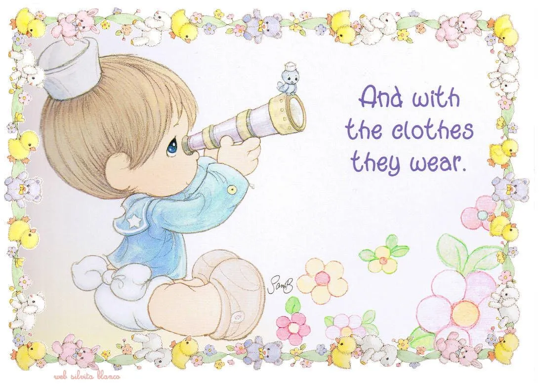 Precious Moments | serie Los Bebés son una Bendición | Cute Paper ...