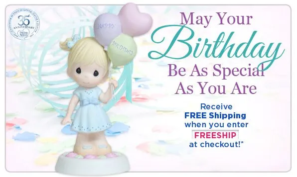 Precious Moments Happy Birthday ! | Online-Shopping-Bags.com