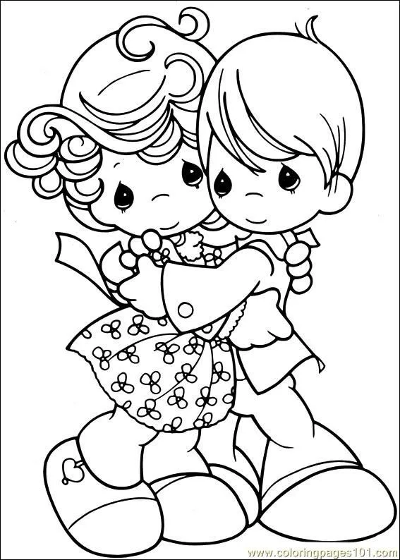 Precious Moments love coloring pages - Imagui