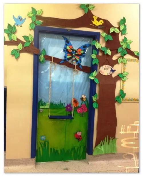 Decoración de puertas de preescolar - Imagui