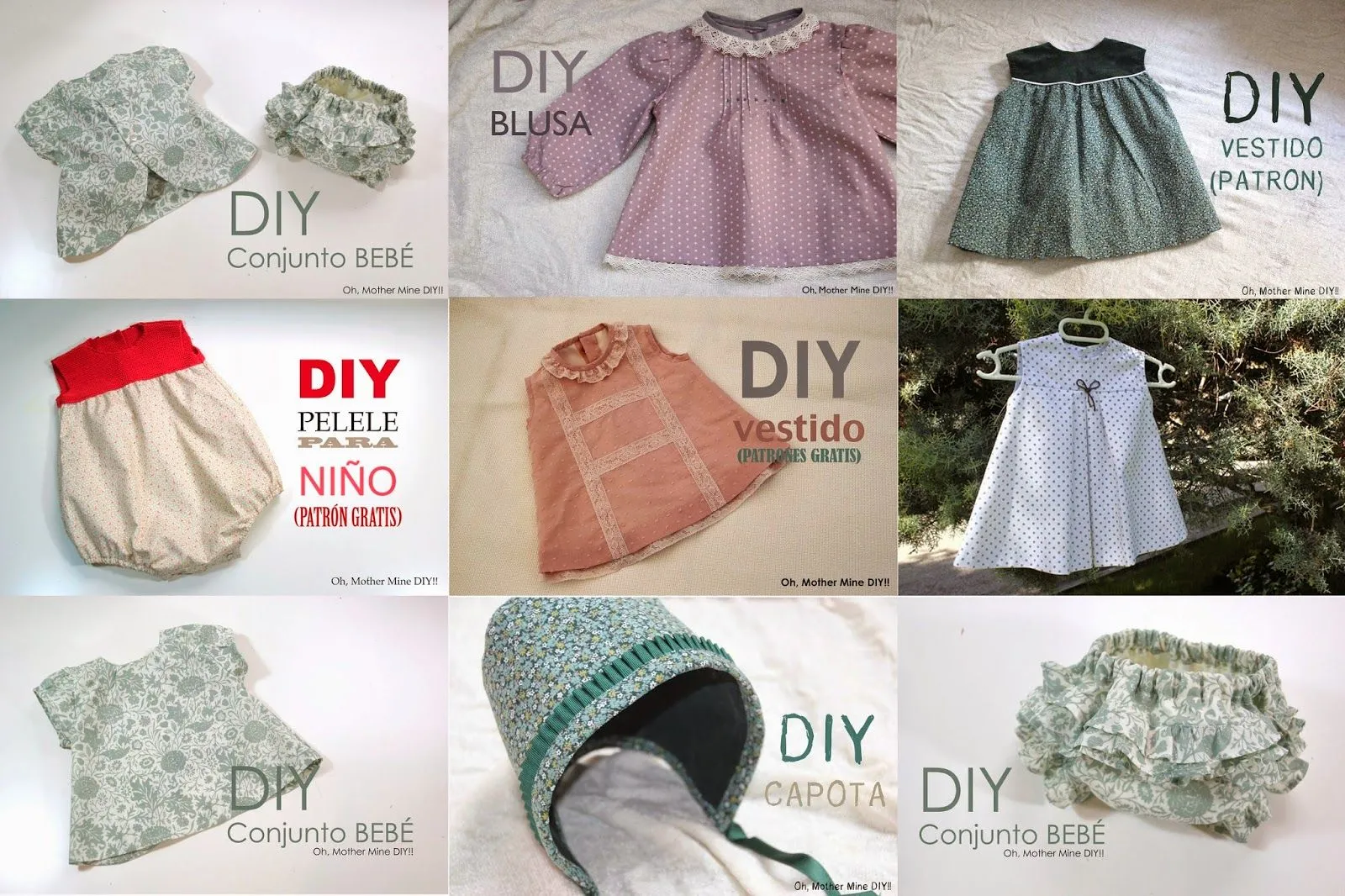 8 prendas de ropa para niñas y bebés que podrás hacer tú misma (patrones  gratis incluidos) - HANDBOX