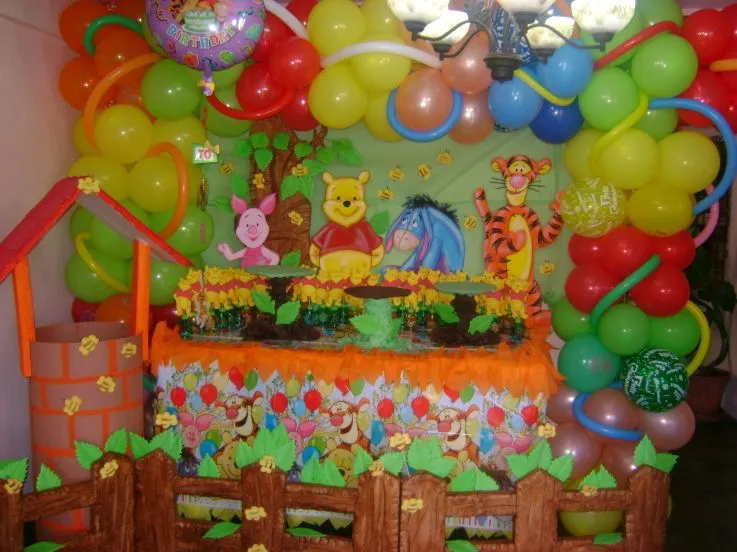Cosas de cumpleaños de winnie the Pooh - Imagui