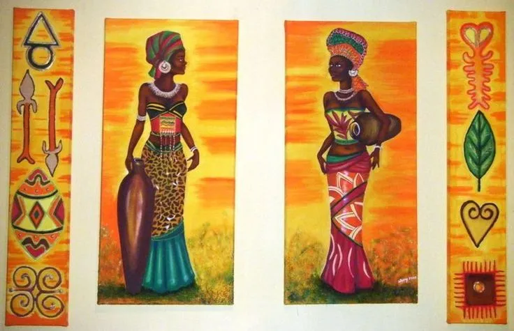 pinturas de africanas estilizadas - Buscar con Google | PINTURAS ...