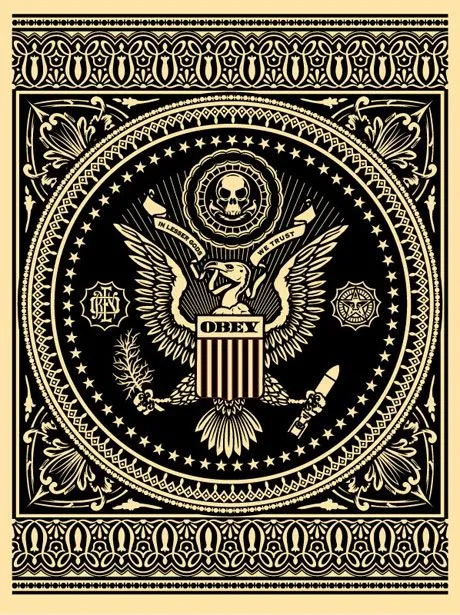 Presidential Seal (Black) | OBEY GIANT