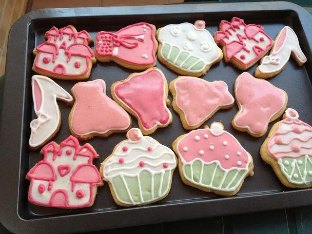 Mis primeras galletas decoradas, galletas para una princesa ...