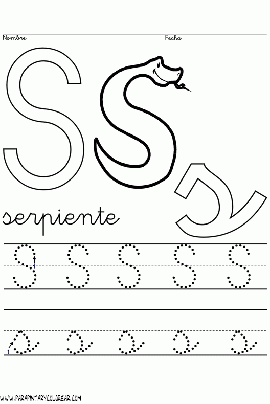 Dibujos de letras cursivas para colorear - Imagui