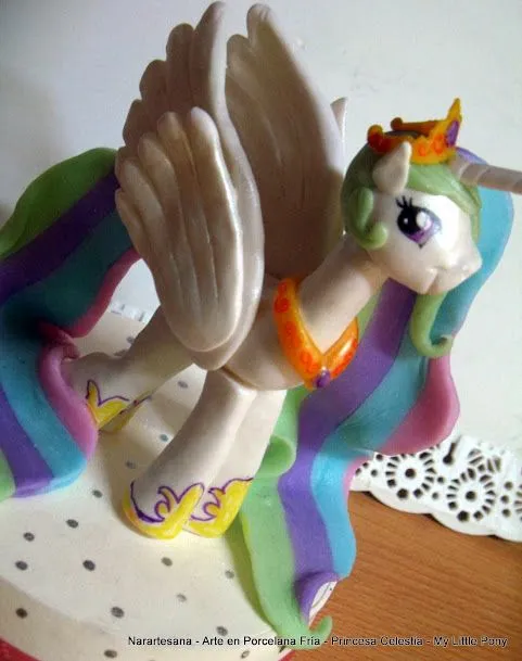 Princesa Celestia Mi Pequeño Pony Adorno En Porcelana Fría - $ 300 ...