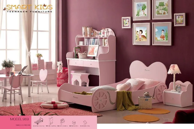 Princesa conjunto de muebles-Camas para niños-Identificación del ...