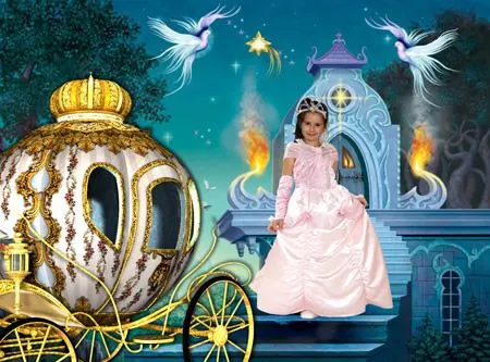 Fotomontaje de Cuento Infantil Cenicienta de Disney | Fondos para ...