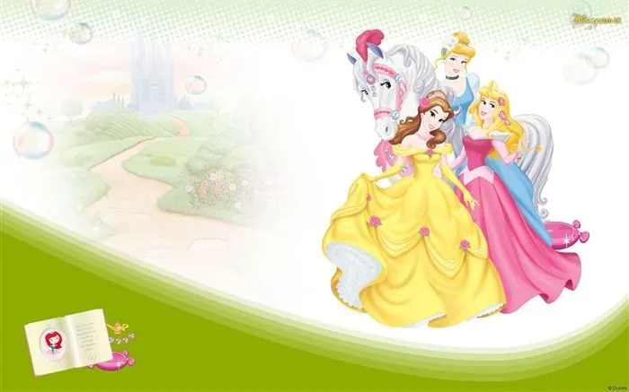 Princesa Disney de dibujos animados fondos de escritorio (4) #2 ...